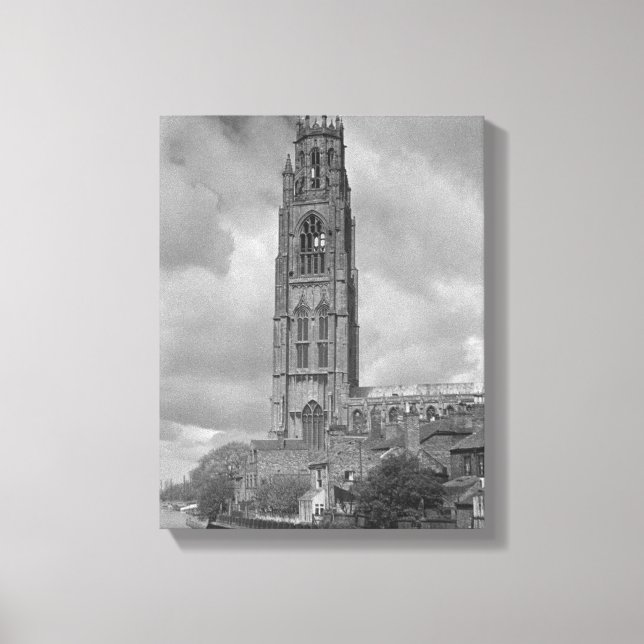 Toile Boston Stump and River Welland, Lincolnshire (Recto)