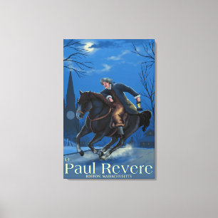 Toile Boston, tour de MassachusettsPaul Revere's