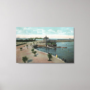 Toile Boston, vue de MassachusettsGeneral de ville