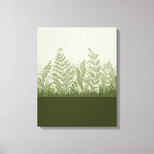 Toile botanique d'illustration de plante (Recto)