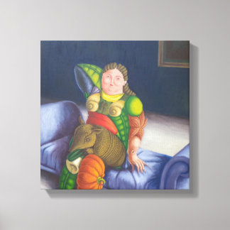 Toile « Botero encastrado "