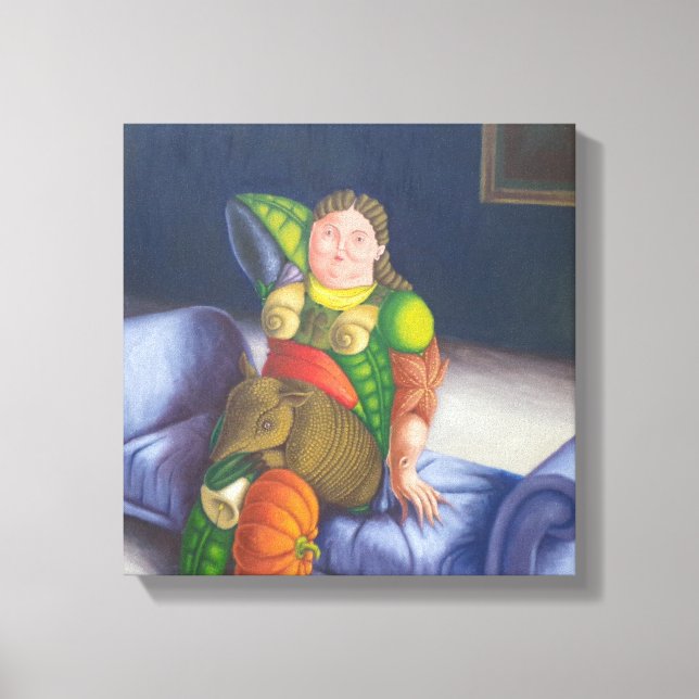 Toile « Botero encastrado " (Recto)