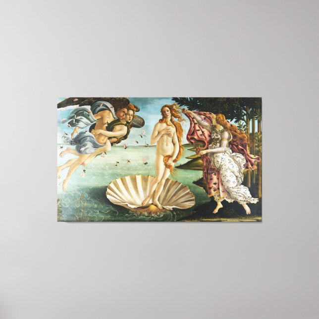 Toile BOTTICELLI - La naissance de Vénus 1483 (Recto)