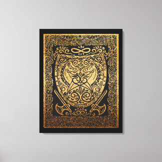 Toile Bouclier des guerriers d'or - Infini inspiré par V
