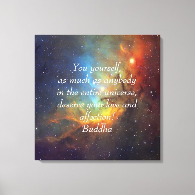 Toile Bouddha Amour et affection Tulip nebula (Recto)