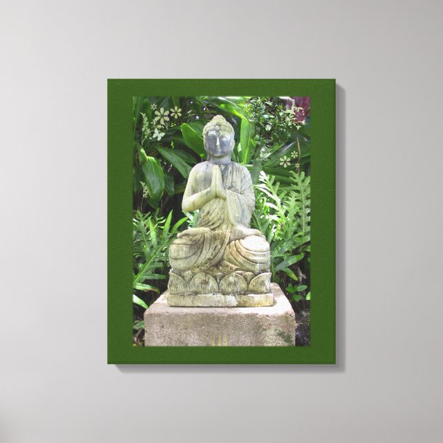 Toile Bouddha du jardin (Recto)