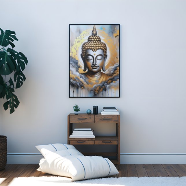 Toile Bouddha éclairé (Enlightened Buddha Canvas Print)