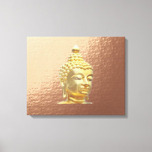 Toile bouddha en marsala