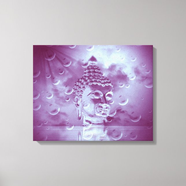 Toile bouddha en violet (Recto)
