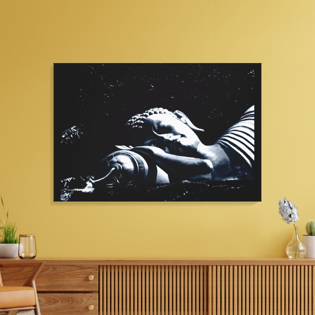 Toile Bouddha endormi / Bouddhisme (Insitu(Salon))