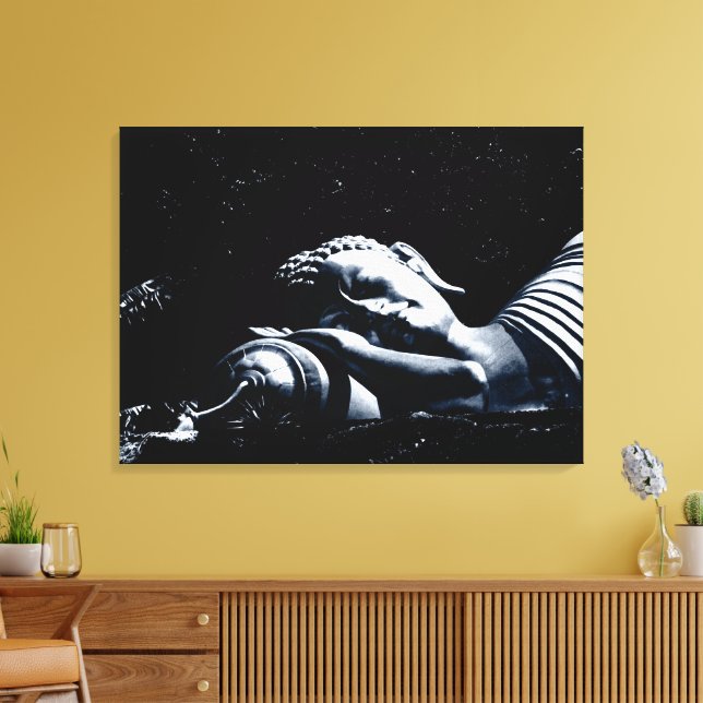 Toile Bouddha endormi / Bouddhisme (Insitu(Salon))