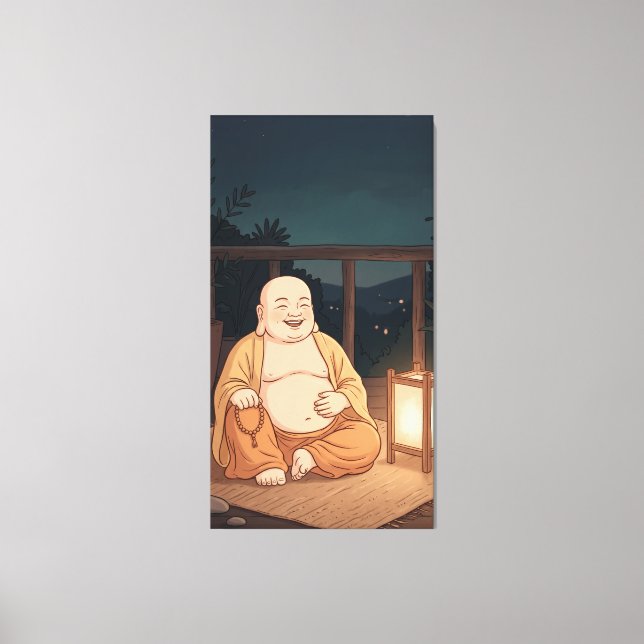 Toile Bouddha rieur (Recto)