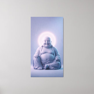 Toile Bouddha rieur