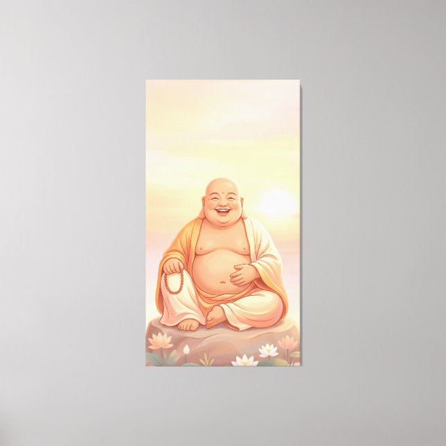 Toile Bouddha rieur (Recto)