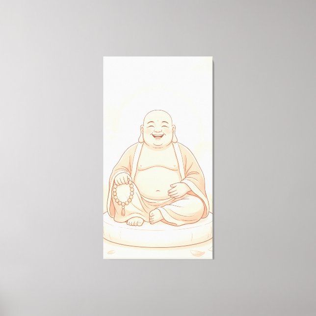 Toile Bouddha rieur (Recto)