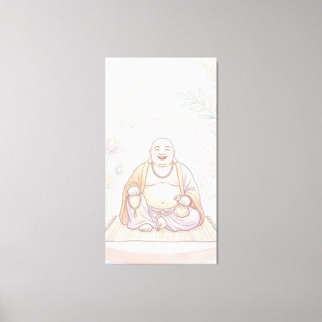 Toile Bouddha rieur (Recto)