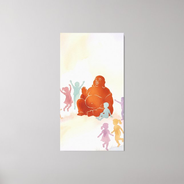 Toile Bouddha rieur (Recto)