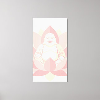 Toile Bouddha rieur