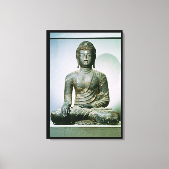 Toile Bouddha Sakyamuni assis de Ch'ungung-ni (fer) (Recto)