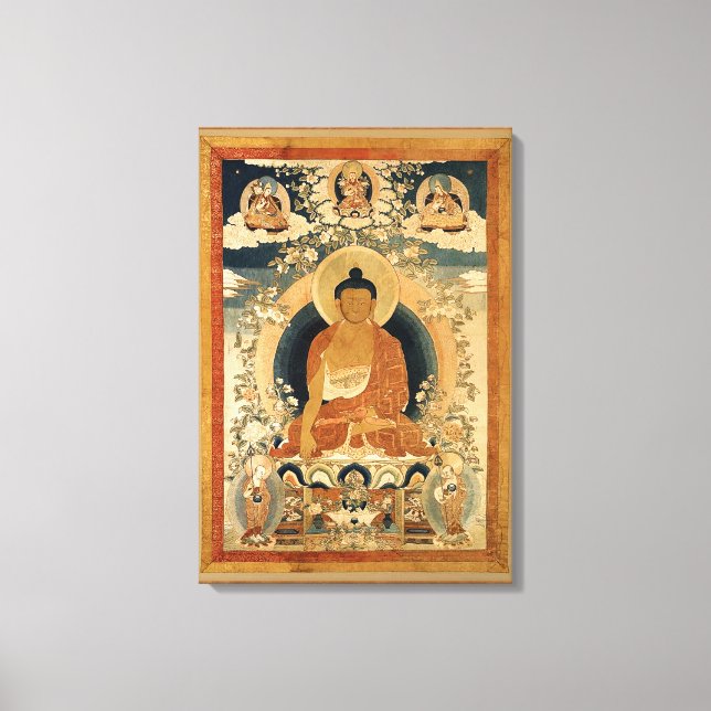 Toile Bouddha Shakyamuni Thangka (Recto)