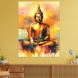 Toile Bouddha spirituel