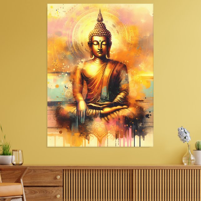 Toile Bouddha spirituel (Insitu(Salon))