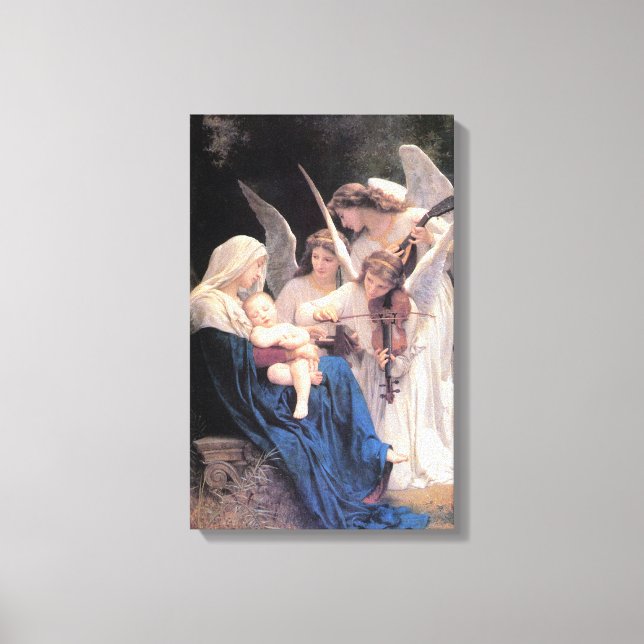 Toile Bouguereau - Chant des Anges lg (Recto)