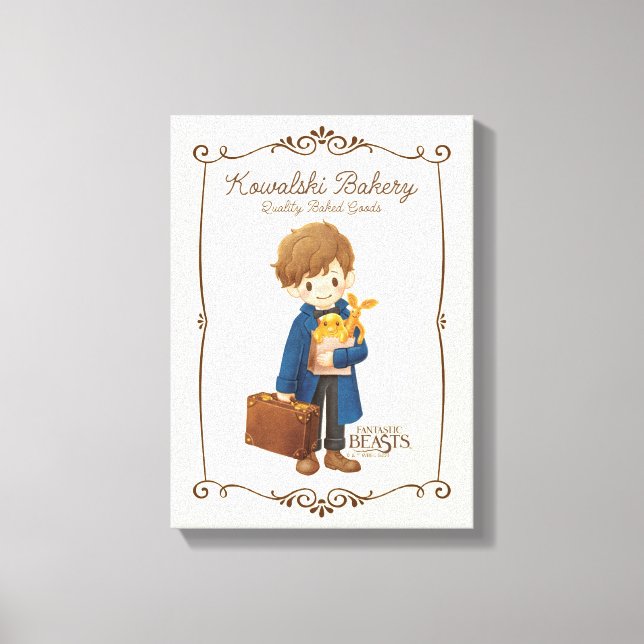 Toile Boulangerie Kowalski - Newt Scamander (Recto)