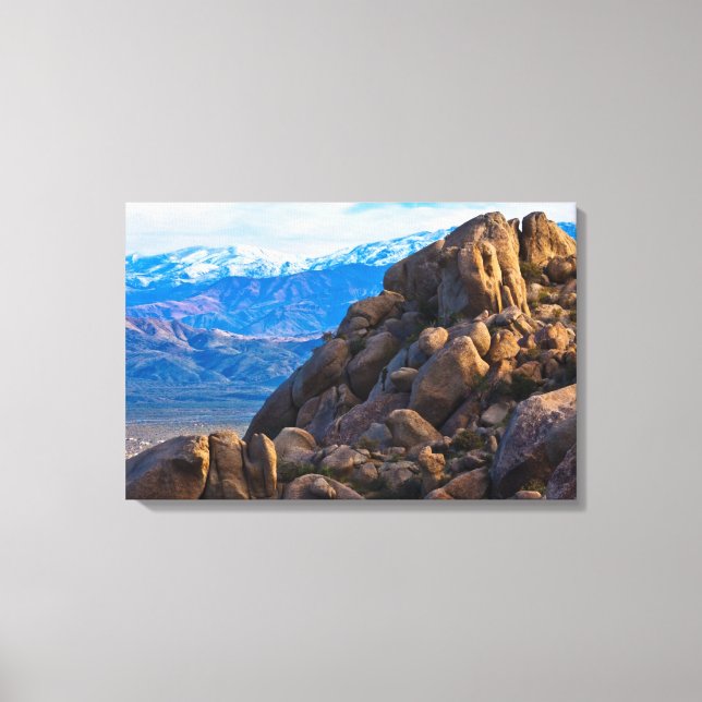 Toile Boulders et Montagnes (Recto)