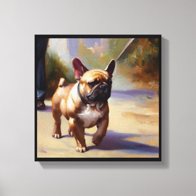 Toile Bouledogue français  (Recto)