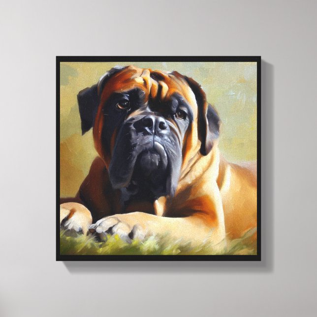 Toile Bouledogue Mastiff (Recto)