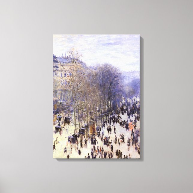 Toile Boulevard des Capucines par Claude Monet, Art nouv (Recto)