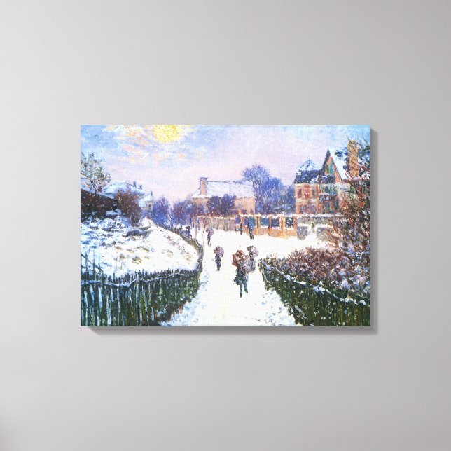 Toile Boulevard Saint Denis Argenteuil par Claude Monet (Recto)