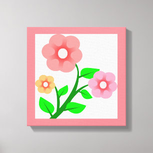 TOILE BOUQUET DE FLEURS