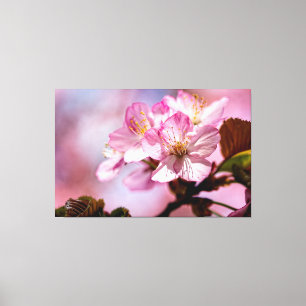 Toile Bouquet de fleurs de sakura époustouflantes de cou