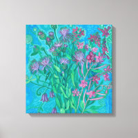 Bouquet de fleurs d'été fleur sauvage peinture flo