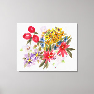 Toile Bouquet du marché agricole 1