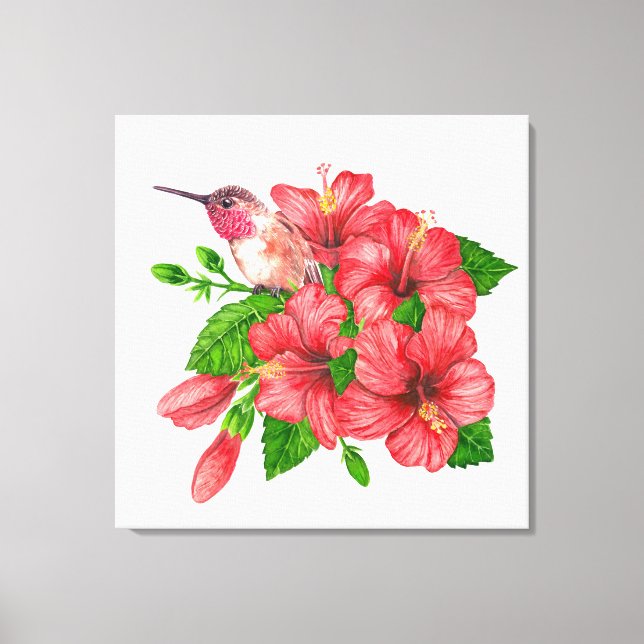 Toile Bouquet tropical (Recto)