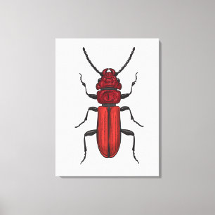 Toile Bousier rouge