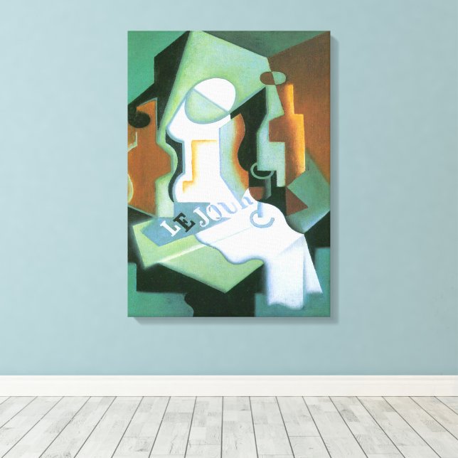 Toile Bouteille et Compotier par Juan Gris, Cubisme Vint (Insitu (Plancher de Bois))
