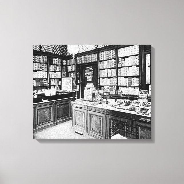 Toile Boutique de cigares, 1895 (Recto)