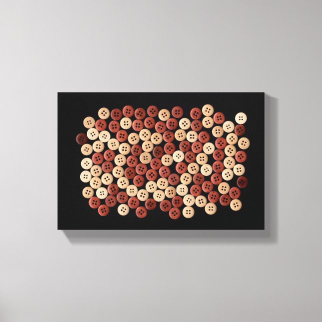 Toile Boutons - Photographie d'art (Recto)