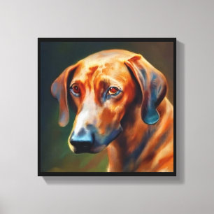 Toile Bouvier de montagne bavarois - Portrait de chien