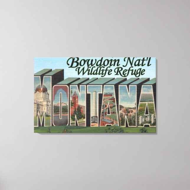 Toile Bowdoin Nat'l Wildlife Refuge, Montana (Recto)