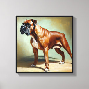 Toile Boxer Dog