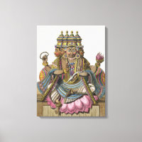 Brahma, dieu hindou de la création, du Voyage aux 