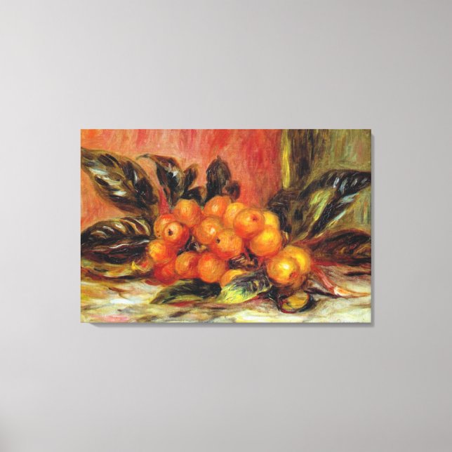 Toile Branche de nèfle par Pierre Renoir (Recto)