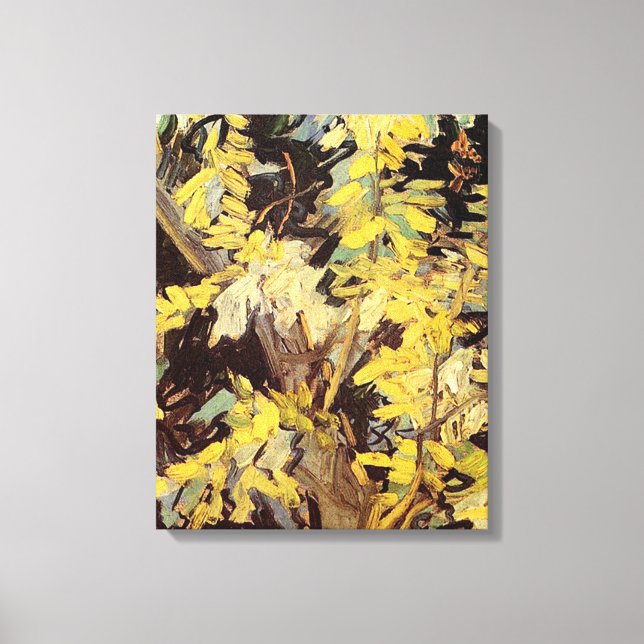 Toile Branches de l'acacia en floraison Vincent van Gogh (Recto)
