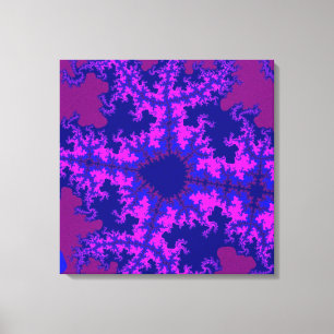 Toile Brasage fractal pourpre