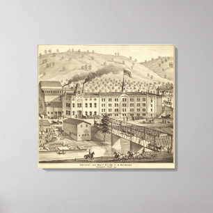 Toile Brasserie et maison de malt d'un Reymann